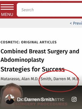 Dr. Darren Smith press feature
