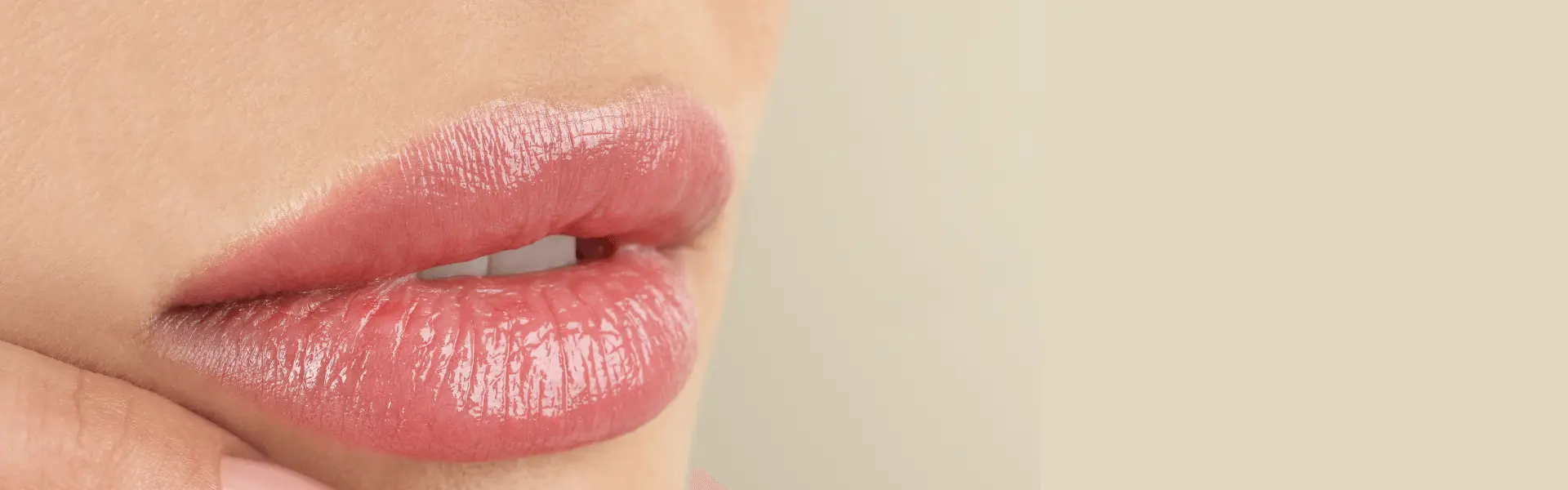 A close up of a woman's lips.