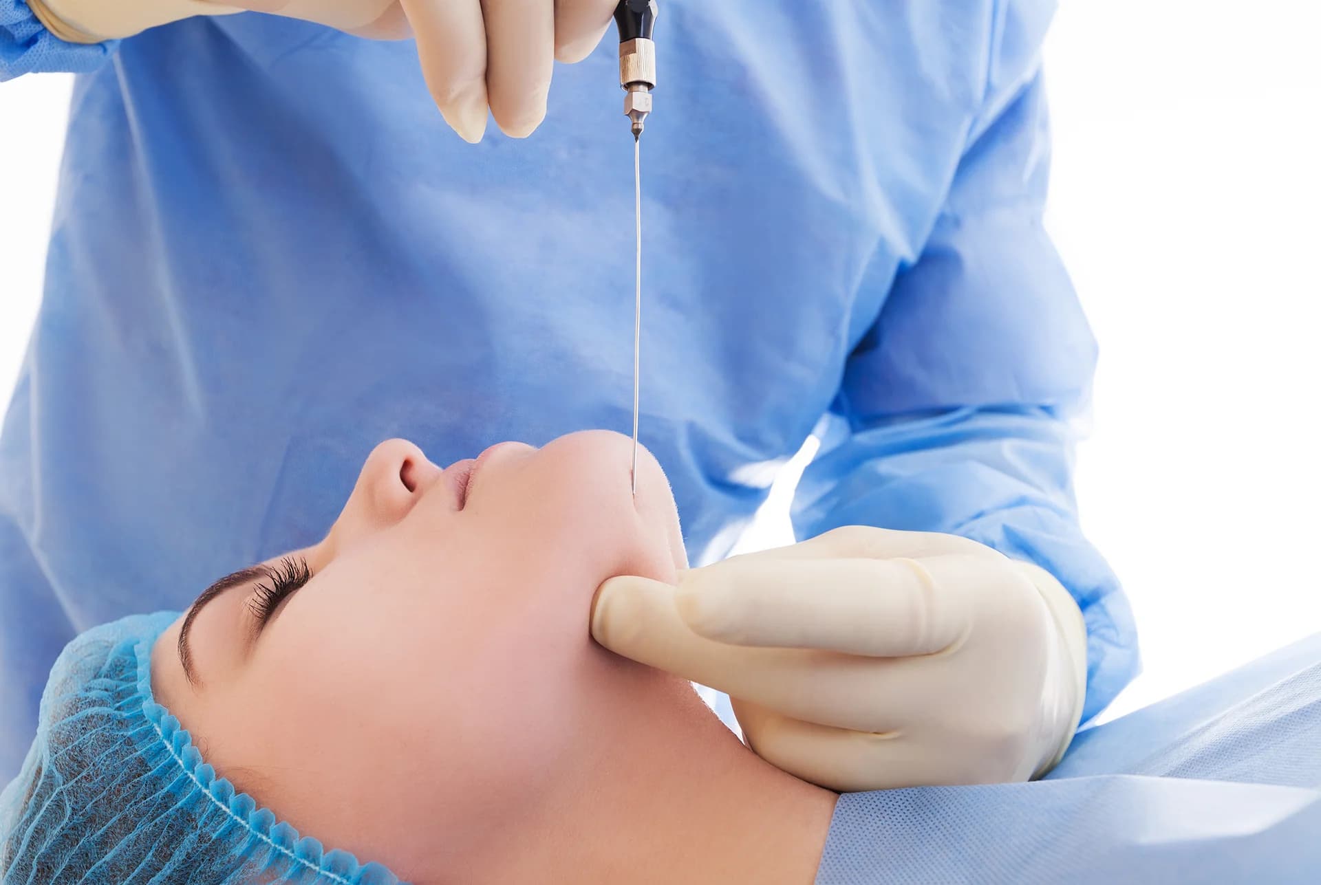 Vaser chin liposuction procedure